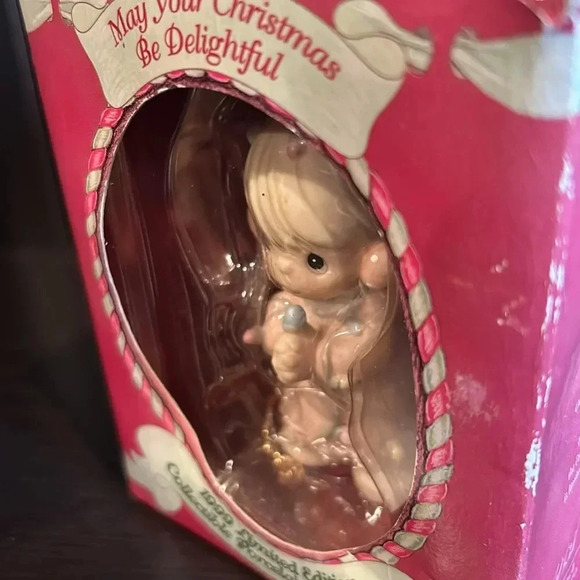 Vtg. Precious Moments Orn.-LE-1999-orig. box-May Your Christmas Be Delightful - Picture 4 of 7